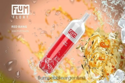 FLUM FLOAT 3000 bocanadas | Flum Pebble Vape Near Me 0FHZ2867 explosión roja