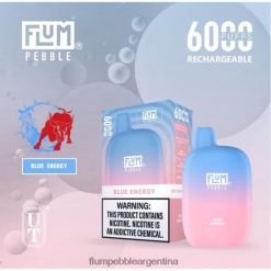 FLUM PEBBLES 6000 bocanadas | Flum Pebble Buenos Aires 0FHZ2812 energía azul