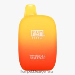 FLUM PEBBLES 6000 bocanadas | Flum Pebble Mayoreo 0FHZ2886 sandía durazno agrio
