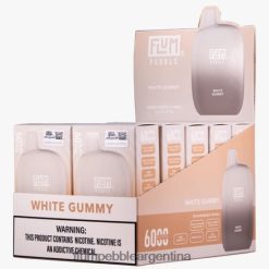 FLUM PEBBLES 6000 inhalaciones 10 paquetes | Flum Pebble Vape Flavors 0FHZ2888 gomoso blanco